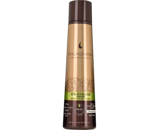 Macadamia Ultra Rich Moisture Conditioner - Кондиционер увлажняющий для жестких волос 300 мл, Объём: 300 мл