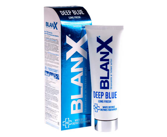 BlanX PRO Deep Blue - Зубная паста Экстремальная свежесть 75 мл, Объём: 75 мл