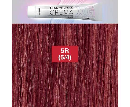 Paul Mitchell CREMA XG Red 5R - Деми-перманентный безамиачный кремовый краситель Красный светло-коричневый 90 мл