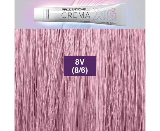 Paul Mitchell CREMA XG Violet 8V - Деми-перманентный безамиачный кремовый краситель Фиолетовый светлый блондин 90 мл