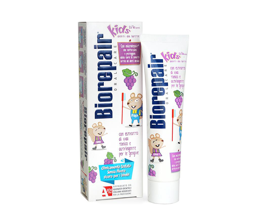 BIOREPAIR Kids Grape - Паста зубная детская, виноград от 0 до 6 лет 50 мл