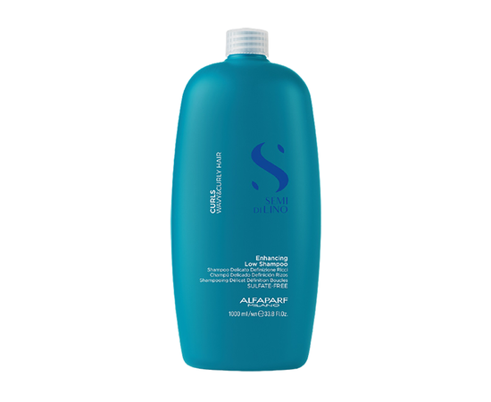 ALFAPARF SDL CURLS Enhancing Low Shampoo - Шампунь для увлажнения кудрявых и вьющихся волос 1000 мл, Объём: 1000 мл