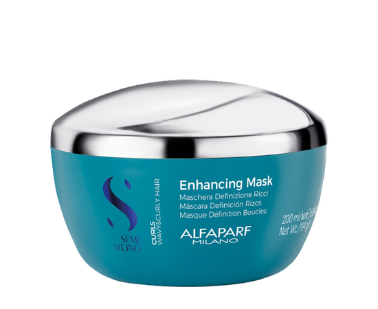ALFAPARF SDL CURLS Enhancing Mask - Маска для восстановления кудрявых и вьющихся волос 200 мл, Объём: 200 мл