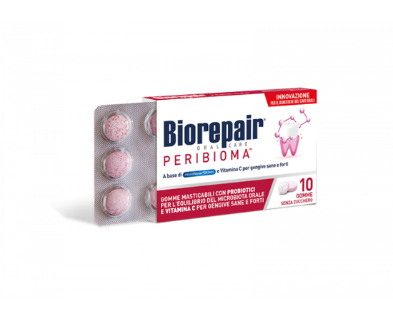 BIOREPAIR PERIBIOMA - Жевательная резинка для здоровья полости рта 10 шт