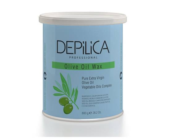 Depilica Olive Oil Warm Wax - Теплый воск с маслом Оливы 800 гр (банка), Упаковка: 800 гр (банка)