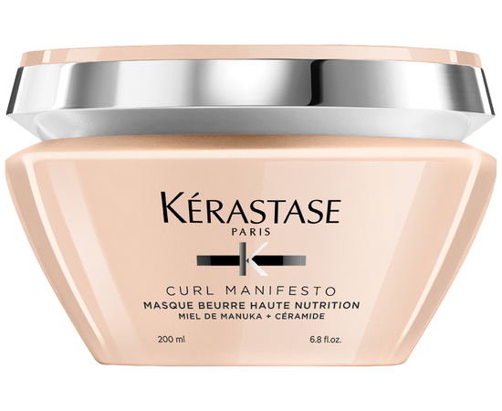 Kerastase Curl Manifesto Masque Beurre Haute Nutrition - Ультра насыщенная питательная маска для кудрявых и вьющихся волос 200 мл, Объём: 200 мл