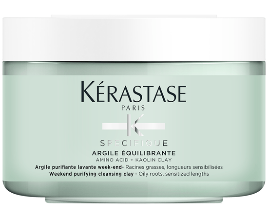 Kerastase Specifique Equilibrante - Интенсивно очищающая глиняная маска для волос жирных у корней и чувствительных по длине 250 мл, Объём: 250 мл