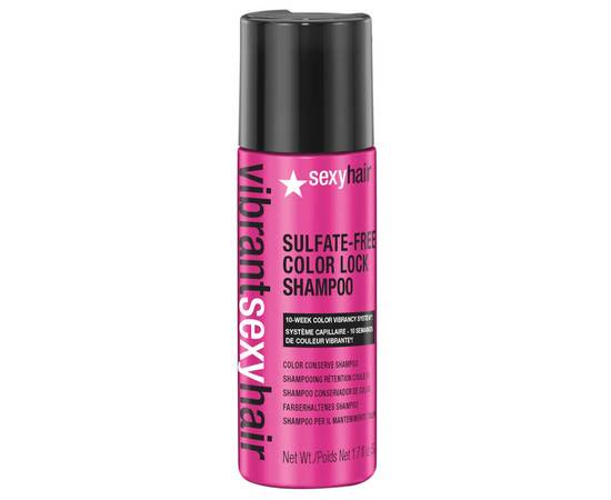 Sexy Hair Color Lock Shampoo - Шампунь для сохранения цвета 50 мл, Объём: 50 мл