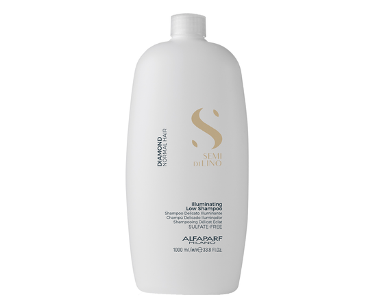 ALFAPARF SDL DIAMOND Illuminating Low Shampoo - Шампунь для нормальных волос придающий блеск 1000 мл, Объём: 1000 мл
