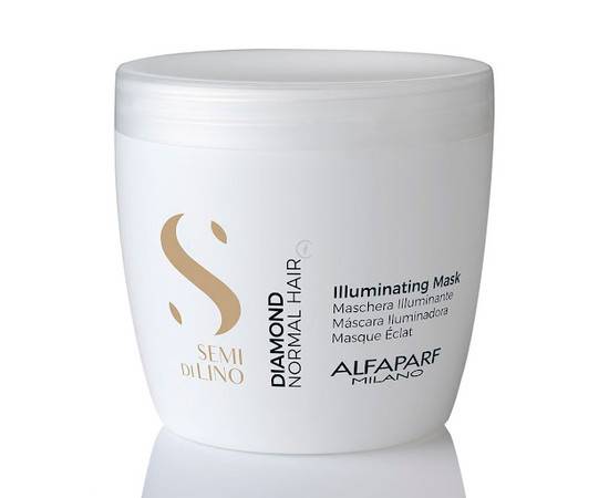 ALFAPARF SDL DIAMOND Illuminating Mask - Маска для нормальных волос придающая блеск 500 мл, Объём: 500 мл