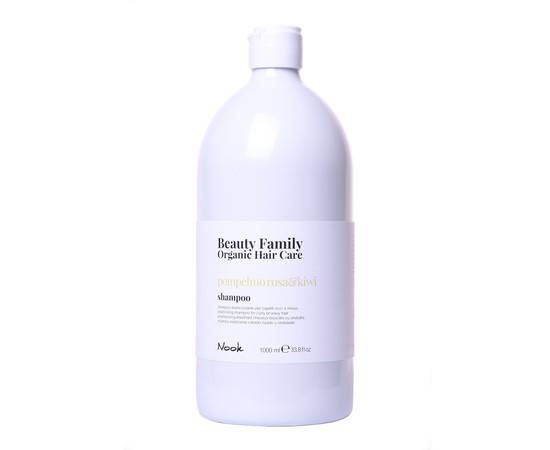 Nook Beauty Family Organic Hair Care Shampoo Pompelmo Rosa & Kiwi - Шампунь для кудрявых или волнистых волос 1000 мл, Объём: 1000 мл