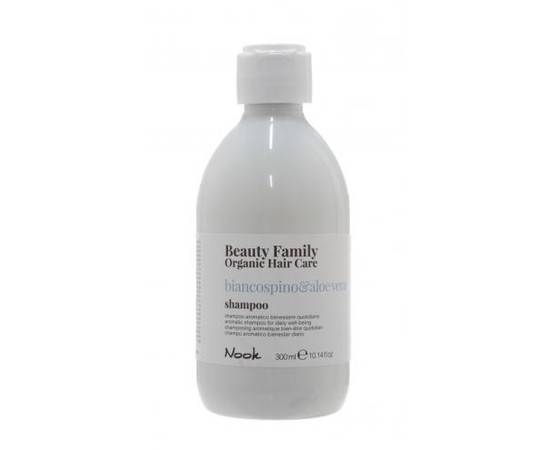 Nook Beauty Family Organic Hair Care Biancospino & Aloe Vera Shampoo - Шампунь ежедневный 300 мл