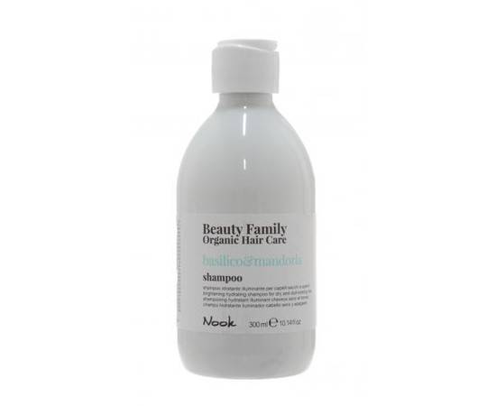 Nook Beauty Family Organic Hair Care Shampoo Basilico & Mandorla - Шампунь для сухих и тусклых волос 300 мл, Объём: 300 мл