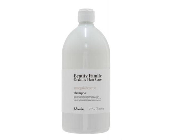 Nook Beauty Family Organic Hair Care Shampoo Maqui & Cocco - Восстанавливающий шампунь для сухих и поврежденных волос 1000 мл, Объём: 1000 мл