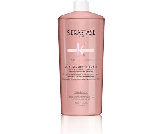 Kerastase Bain Riche Chroma Respect - Насыщенный шампунь-ванна для окрашенных волос 1000 мл, Объём: 1000 мл