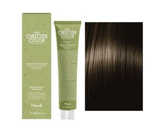 Nook The Origin Color - Профессиональный краситель для волос, 4.0 Натуральный Шатен 100 мл
