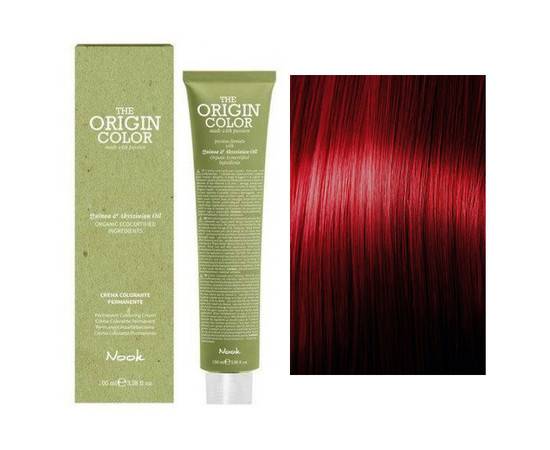 Nook The Origin Color - Профессиональный краситель для волос, 4.6 Красный Шатен 100 мл