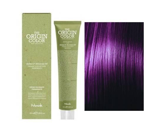 Nook The Origin Color - Профессиональный краситель для волос, 5.2 Фиолетовый Светлый Шатен 100 мл