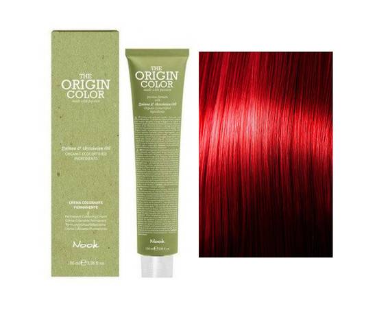 Nook The Origin Color - Профессиональный краситель для волос, 5.66 Интенсивный Красный Светлый Шатен 100 мл