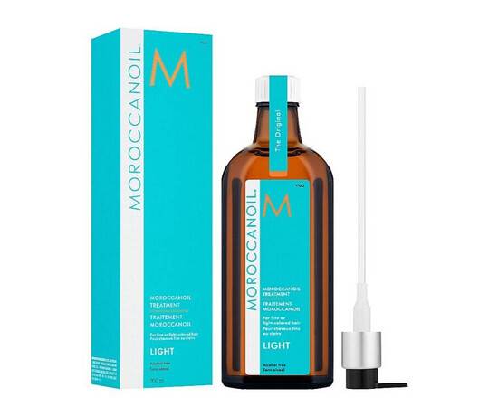 Moroccanoil Oil Light Treatment for Blond or Fine Hair - Восстанавливающее и защищающее несмываемое масло для светлых или тонких волос 200 мл, Объём: 200 мл