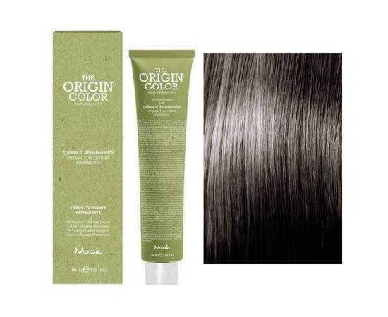 Nook The Origin Color - Профессиональный краситель для волос, 6.11 Интенсивный Пепельный Темный Блондин 100 мл