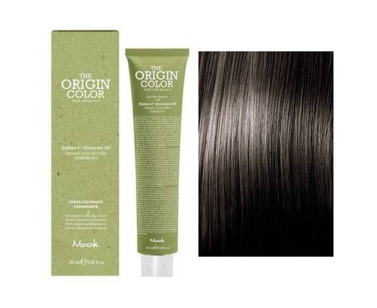Nook The Origin Color - Профессиональный краситель для волос, 6.1 Пепельный Темный Блондин 100 мл