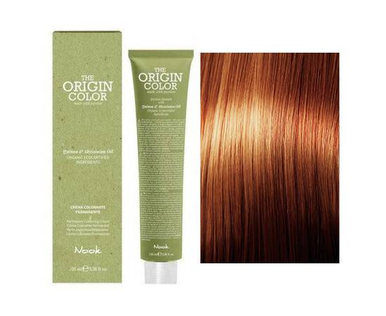 Nook The Origin Color - Профессиональный краситель для волос, 7.43 Медно-Золотистый Блондин 100 мл