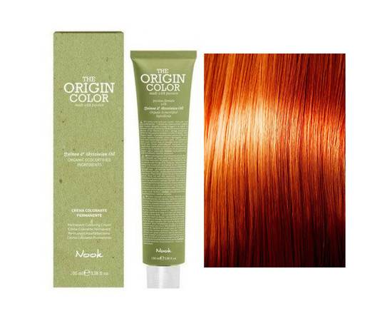 Nook The Origin Color - Профессиональный краситель для волос, 7.44 Интенсивный Медный Блондин 100 мл
