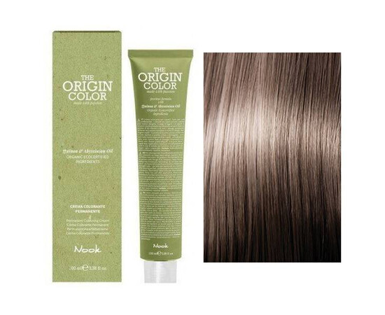 Nook The Origin Color - Профессиональный краситель для волос, 8.71 Шоколадный Холодный Светлый Блондин 100 мл