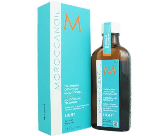 Moroccanoil Oil Light Treatment for Blond or Fine Hair - Восстанавливающее и защищающее несмываемое масло для светлых или тонких волос 100 мл, Объём: 100 мл