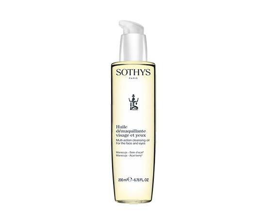 Sothys Multi-Action Cleansing Oil for Face and Eyes - Мультифункциональное масло для демакияжа лица и глаз 200 мл