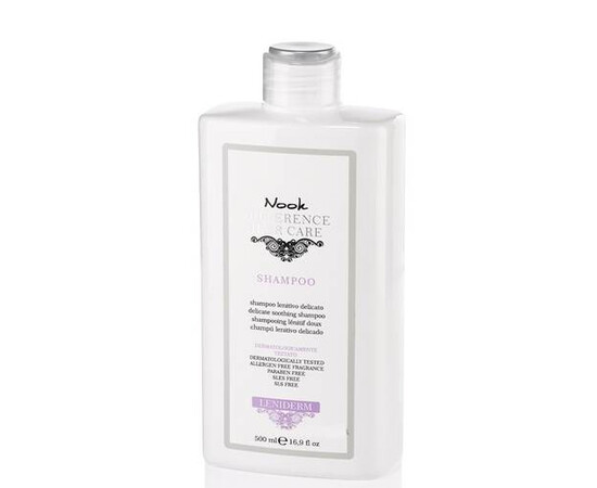 Nook Leniderm Shampoo - Шампунь успокаивающий для чувствительной кожи головы Ph 5,2 500 мл, Объём: 500 мл