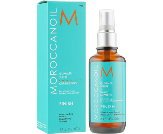 Moroccanoil Oil Glimmer Shine Spray - Спрей для придания волосам мерцающего блеска 100 мл, Объём: 100 мл