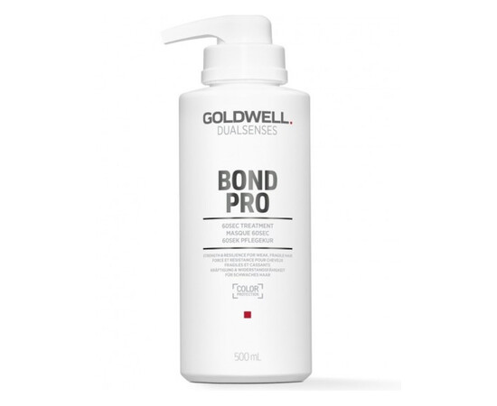 Goldwell Bond Pro 60Sec Treatment - Восстанавливающий уход за 60 секунд для поврежденных волос 500 мл, Объём: 500 мл