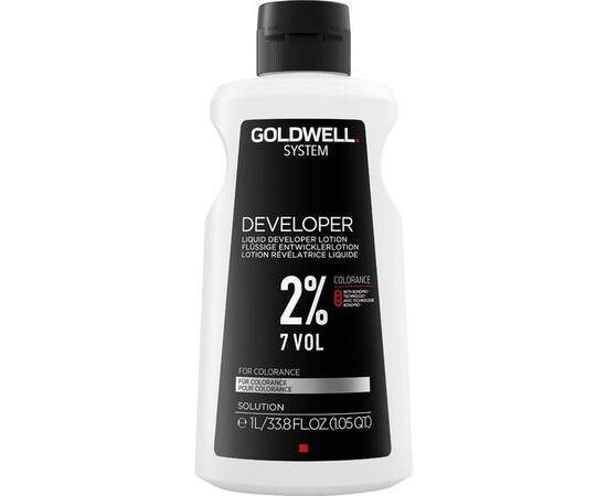 Goldwell Colorance Developer Lotion 2% - Окислитель для краски Колоранс 1000 мл, Объём: 1000 мл