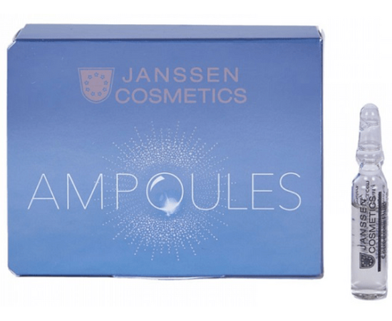 Janssen Cosmetics Couperose fluid - Сосудоукрепляющий концентрат для кожи с куперозом 3 x 2 мл, Объём: 3 х 2 мл