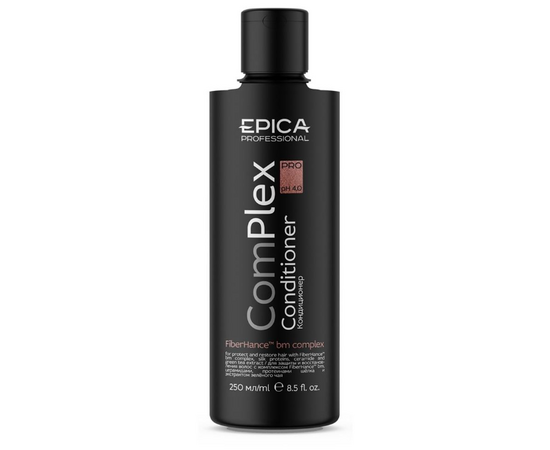 Epica Professional ComPlex PRO Conditioner pH 4.0 -  Кондиционер для защиты и восстановления волос с комплексом FiberHance™ bm, церамидами, протеинами шёлка и экстрактом зелёного чая 250 мл, Объём: 250 мл
