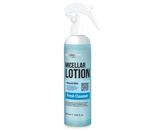 Depiltouch Exclusive series Micellar Lotion Fresh Cleanser -  Освежающий мицеллярный лосьон после депиляции с минеральным комплексом, ментолом и пантенолом 300 мл