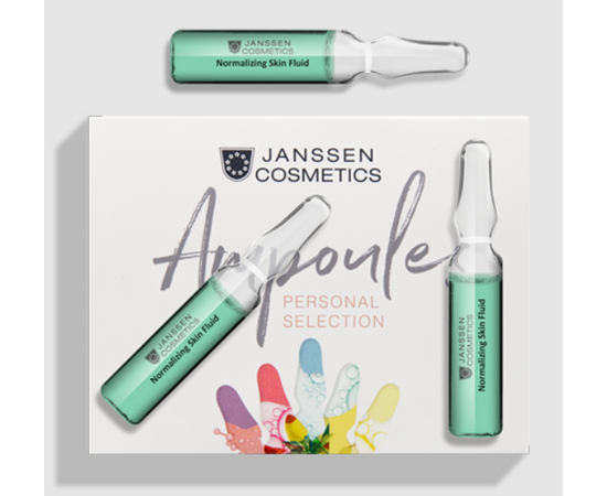 Janssen Cosmetics Normalizing Fluid - Нормализующий концентрат для ухода за жирной кожей 7 x 2 мл, Объём: 7 x 2 мл