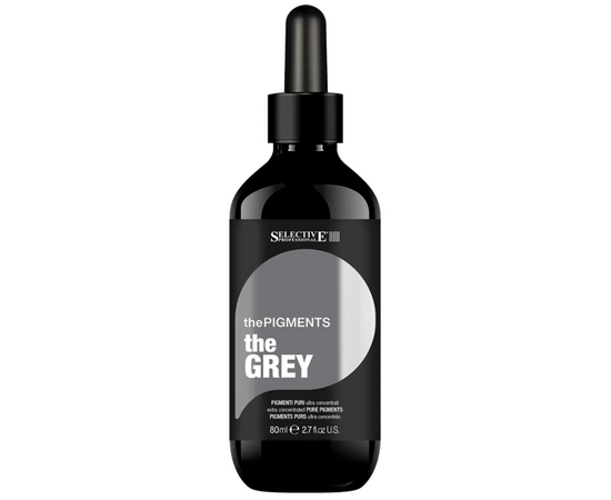Selective Professional the Pigments Grey - Ультраконцентрированный чистый пигмент серый 80мл, изображение 2