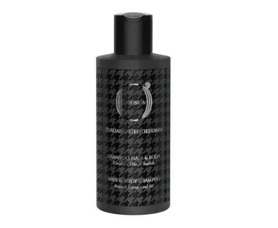 Barex  Olioseta Italiano Gentiluomo Hair & Body Shampoo - Шампунь/гель для душа 2 в 1 мужской 250 мл