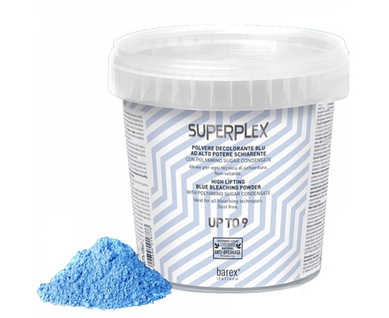 Barex High Light Blue Bleachin Powder - Порошок голубой обесцвечивающий "UP TO 9" 400 гр