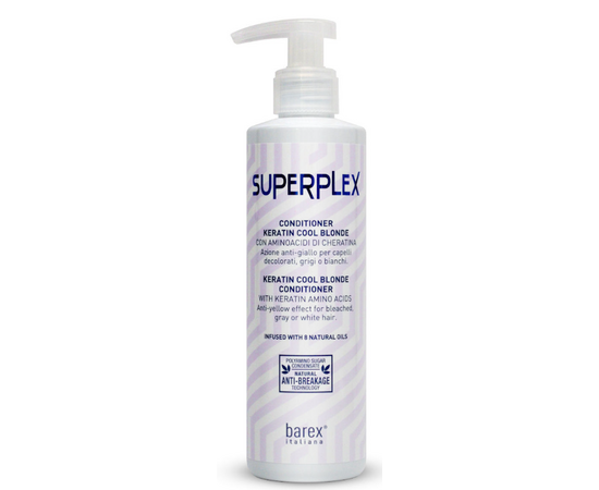 Barex Superplex Keratin Cool Blonde Conditioner  - Кондиционер для придания холодного оттенка 200 мл, Объём: 200 мл
