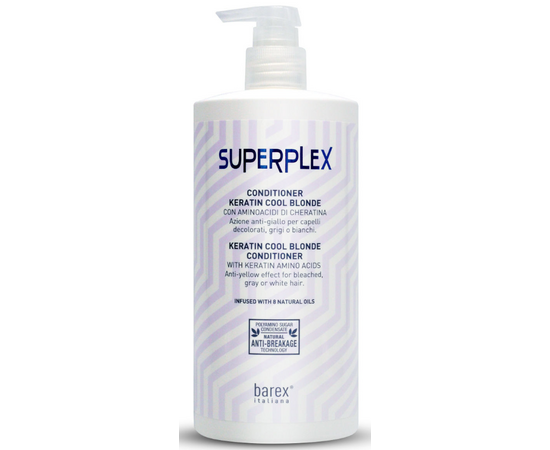 Barex Superplex Keratin Cool Blonde Conditioner  - Кондиционер для придания холодного оттенка 750 мл, Объём: 750 мл