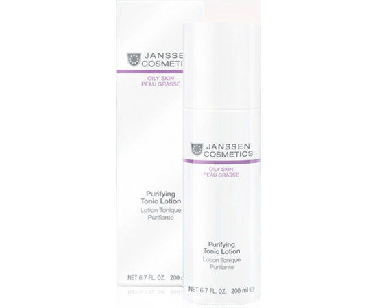 Janssen Cosmetics Oily Skin Purifying Tonic Lotion - Очищающий и сужающий поры тоник 200 мл, Объём: 200 мл