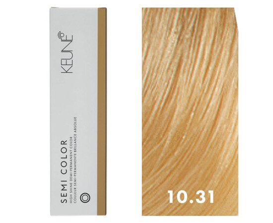 Keune Semi Color 10.31 - Светлый золотисто-пепельный блондин 60 мл