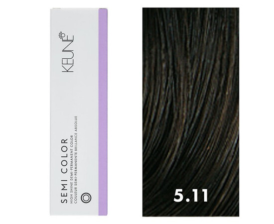 Keune Semi Color 5.11 - Светлый шатен интенсивно пепельный 60 мл