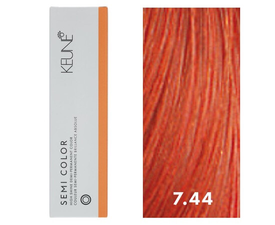 Keune Semi Color 7.44 - Средний интенсивно-медный блондин 60 мл