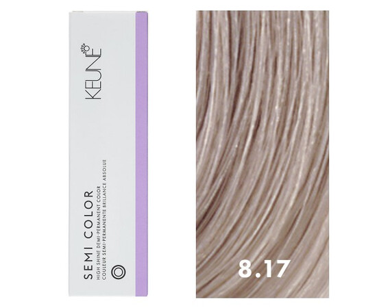 Keune Semi Color 8.17 - Светлый перламутрово-фиолетовый блондин 60 мл