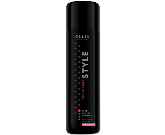 OLLIN Style Ultra Strong Hairspray - Лак для волос ультрасильной фиксации 250 мл, Объём: 250 мл